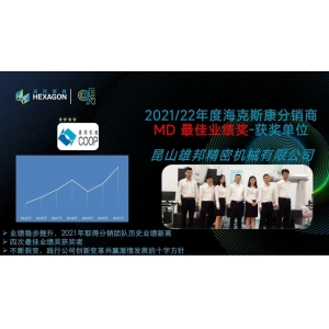 2022海克斯康分銷商年會(huì) 我司再創(chuàng)佳績(jī)